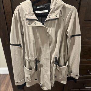 Blanc Noir Women's Tectonic Gray Utility Jacket sz L